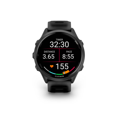 Garmin Forerunner 570 47mm Bluetooth Running Smartwatch - Translucent Black/Black