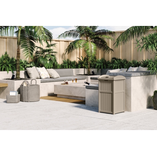 Suncast - Trash Hideaway® - Light Taupe