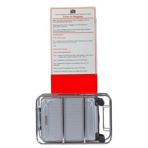 AIR CANADA MILAN 2-Piece Hardside Luggage Set – 24-Inch Checked Luggage & Carry-On Suitcase