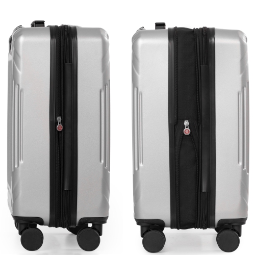 AIR CANADA MILAN 2-Piece Hardside Luggage Set – 24-Inch Checked Luggage & Carry-On Suitcase
