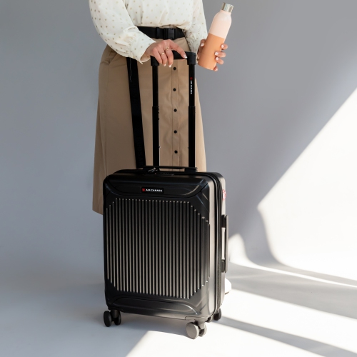 AIR CANADA MILAN 2-Piece Hardside Luggage Set – 24-Inch Checked Luggage & Carry-On Suitcase
