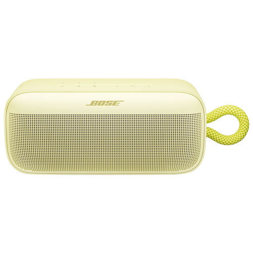 Haut-parleur portatif Bluetooth sans fil étanche SoundLink Plus de Bose - Jaune citron