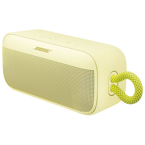 Haut-parleur portatif Bluetooth sans fil étanche SoundLink Plus de Bose - Jaune citron