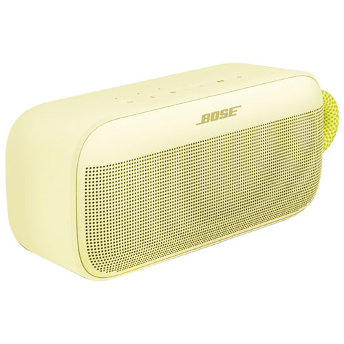 Haut-parleur portatif Bluetooth sans fil étanche SoundLink Plus de Bose - Jaune citron