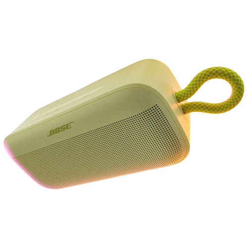 Haut-parleur portatif Bluetooth sans fil étanche SoundLink Plus de Bose - Jaune citron
