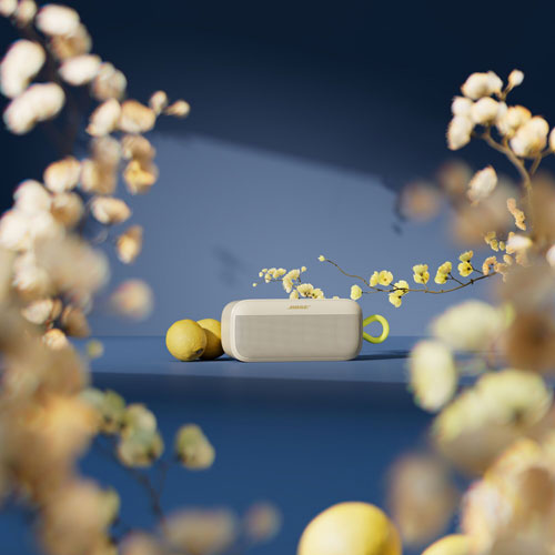 Haut-parleur portatif Bluetooth sans fil étanche SoundLink Plus de Bose - Jaune citron