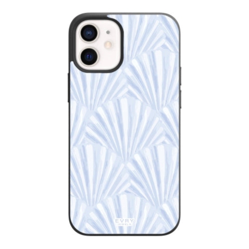EVRY JEWELS Hard Plastic Phone Case for iPhone 11, Blue Shelly