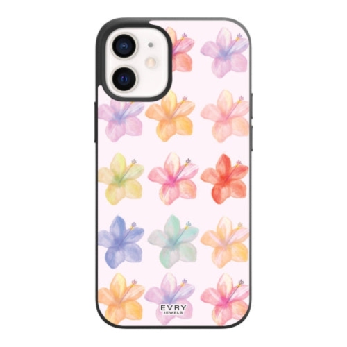 EVRY JEWELS Hard Plastic Phone Case for iPhone 11, Hibiscus