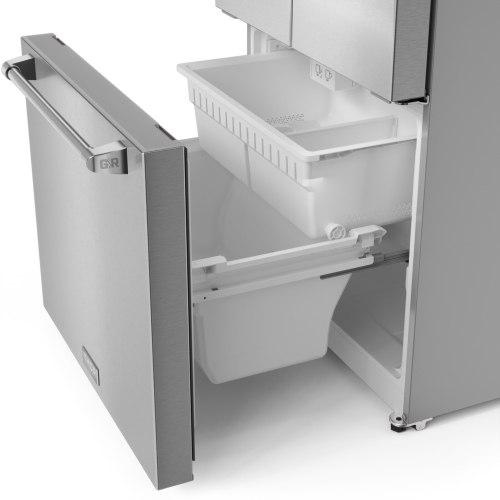 Gordon Ramsay by THOR Kitchen 30 Inch 17.7 cu ft French Door Counter Depth Refrigerator with Ice Maker in Stainless Steel