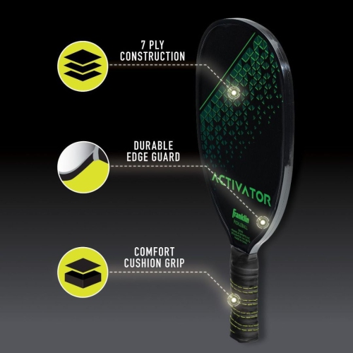 Activator Wooden Pickleball Paddle- Green - Single