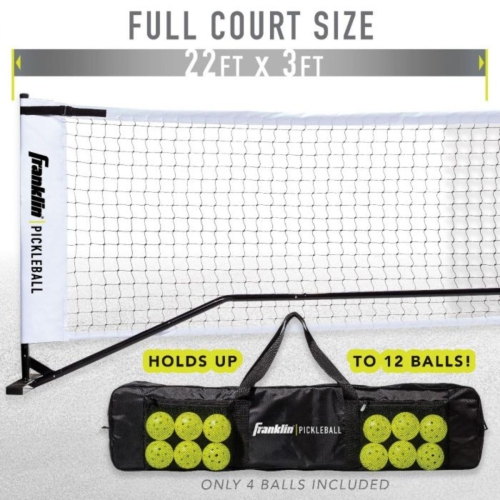 Official Size Pickleball Net with Paddles and Balls 22' x 20' x 36'