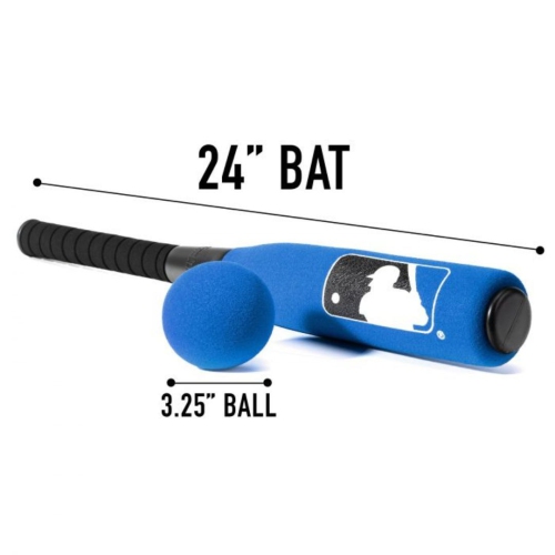 MLB� 24' Kids Foam Baseball Bat & Ball - Blue
