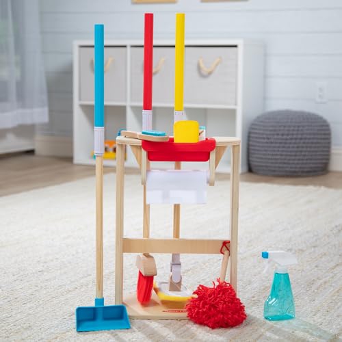 Melissa & Doug Deluxe Sparkle & Shine Cleaning Play Set
