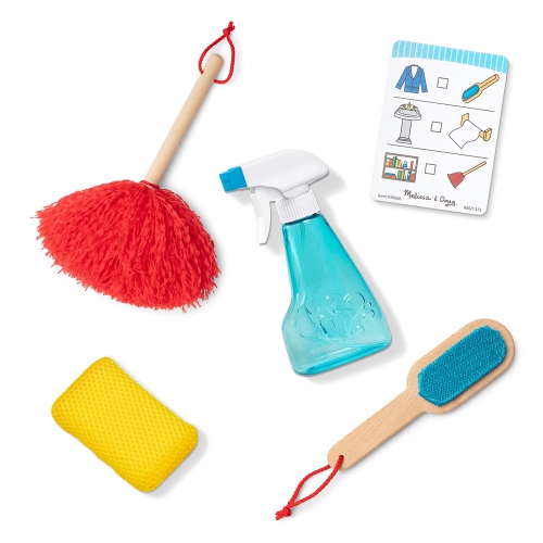 Melissa & Doug Deluxe Sparkle & Shine Cleaning Play Set