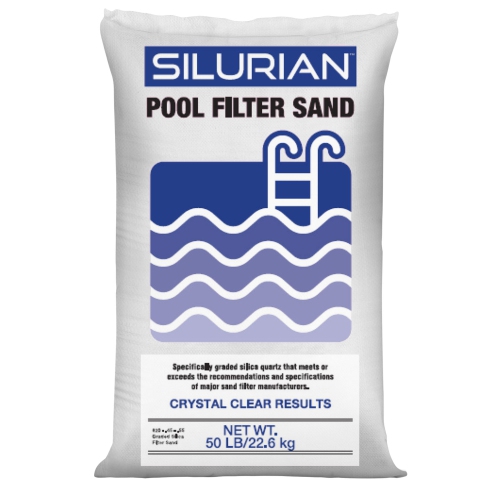 Sable de filtration angulaire de qualité 20 de silice américaine SILURIAN pour une filtration optimale