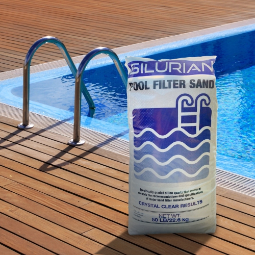 Sable de filtration angulaire de qualité 20 de silice américaine SILURIAN pour une filtration optimale