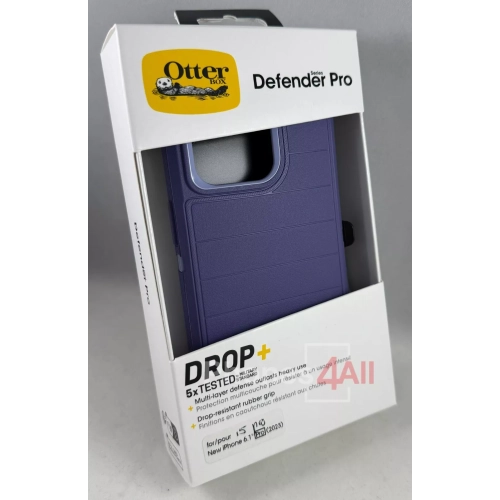 Étui et pince Defender Pro d'OtterBox - iPhone 15 Pro Max - Violet