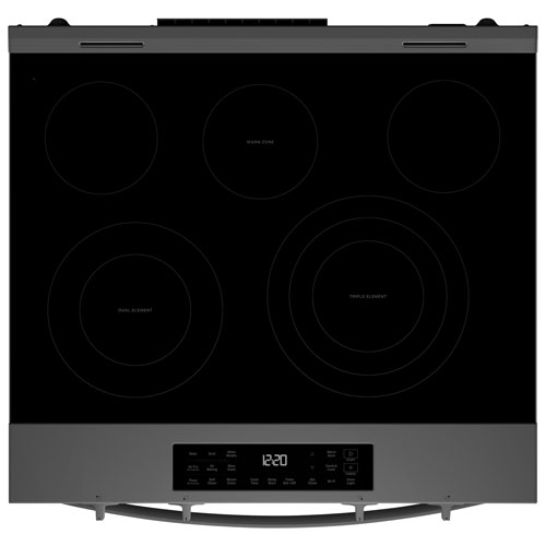 Whirlpool 30" 5.3 Cu. Ft. Fan Convection 5-Element Slide-In Electric Air Fry Range - White