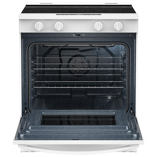 Whirlpool 30" 5.3 Cu. Ft. Fan Convection 5-Element Slide-In Electric Air Fry Range - White