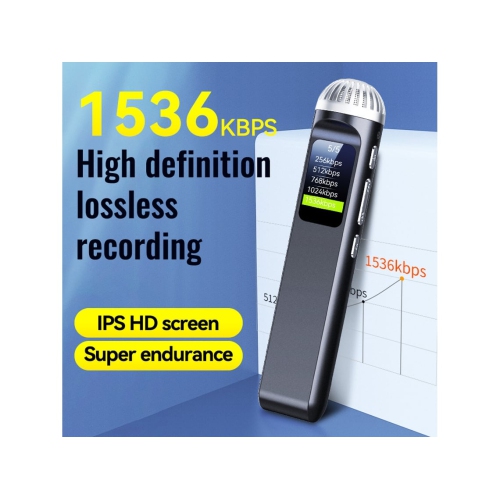 HD noise reduction voice recorder portable voice recorder voice-controlled recording MP3 player-16GB