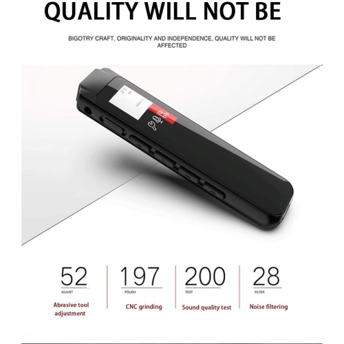 Recording pen HD professional noise reduction student mp3 lossless player recorder mini recorder - 8GB