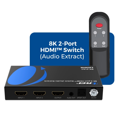 8K 2-port HDMITM Switch (BK-21AC)