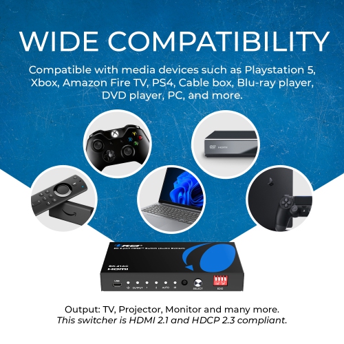 8K 2-port HDMITM Switch (BK-21AC)