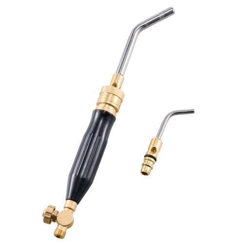 VEVOR 149'' Hose Air Acetylene Torch Kit,Gas Welding Tool, 2 Welding Tips, CGA200 Regulator & Torch Handle, Gas Brazing Welder for Home DIY