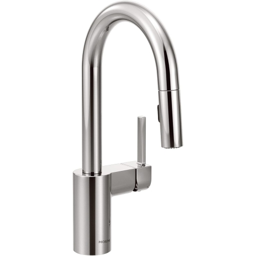 MOEN  5965 Align One-Handle Pulldown Bar Faucet With Power Clean Featuring Reflex, Chrome Hi there,  I love this faucet but have a question