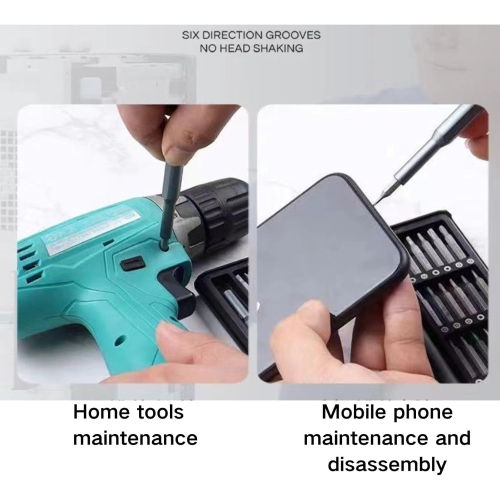 24-in-1 precision screwdriver set, household multi-function screwdriver set, mobile phone disassembly tool set, suitable for home appliances, drones,