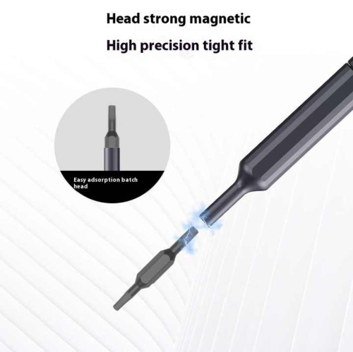 27 in 1 mini dual-purpose portable precision screwdriver set plum blossom U-shaped Y-shaped disassembly hardware tools grey·