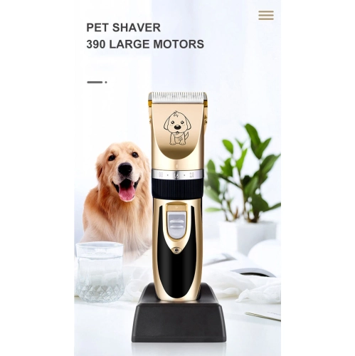 Dog Grooming Kit Clippers, Low Noise, Electric Quiet, Rechargeable, Cordless, Pet Hair Thick Coats Clippers Trimmers Set, Suitable for Dogs, Cats