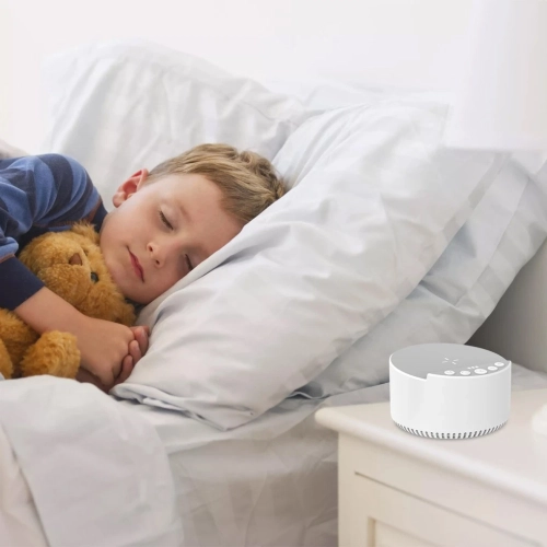 Classic Bluetooth Speaker, Wireless Charging White Noise Sound Machine, Sleep Therapy for Adults & Baby, Noise Cancelling for Office Privacy &