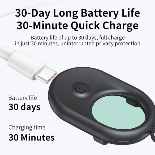 Détecteur de caméra cachée de voyage en hôtel - détecteur de caméra espionne, léger et portatif, détection à distance, détection infrarouge à deux