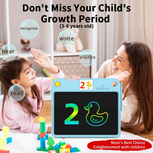 Kids Graffiti 2 in 1 Intelligent English Learning and Practicing Machine with LCD Writing Tablet Drawing Board