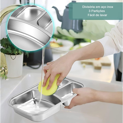 40W Electric Lunch Box - 1.5L Portable Food Heater with Dual Power Cords for Car and Home + Cutlery + Sealing Ring