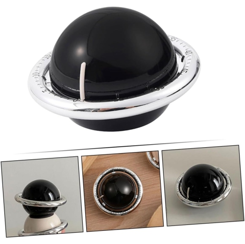 Digital mechanical kitchen timer, durable ABS manual kitchen timer, magnetic timer time manager - black