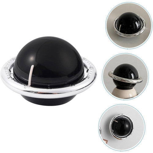 Digital mechanical kitchen timer, durable ABS manual kitchen timer, magnetic timer time manager - black