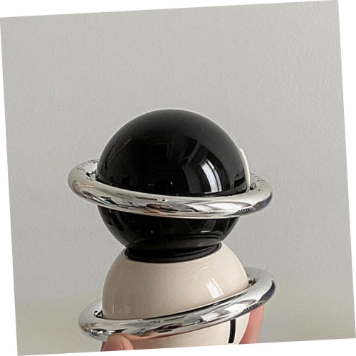 Digital mechanical kitchen timer, durable ABS manual kitchen timer, magnetic timer time manager - black