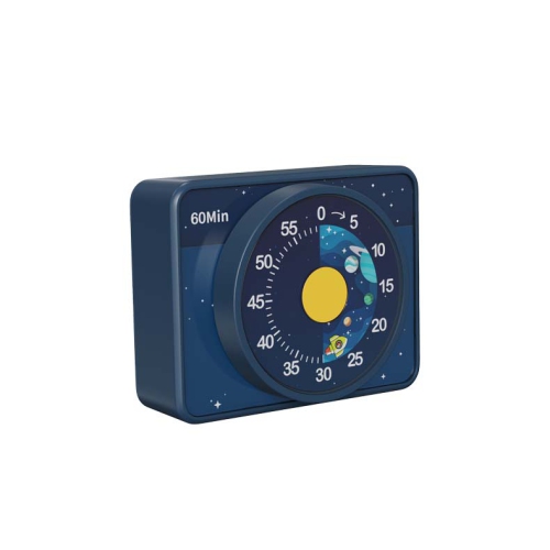 Visual timer decorative and convenient countdown timer for kitchen table adults - dark blue