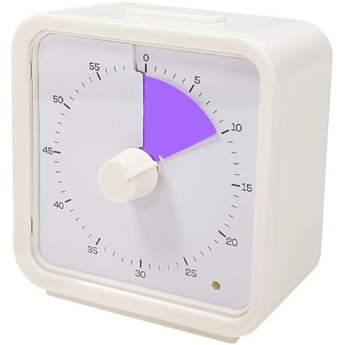 Minuterie magnétique magnétique, minuterie silencieuse, réveil, apprentissage, gestionnaire de temps, violet