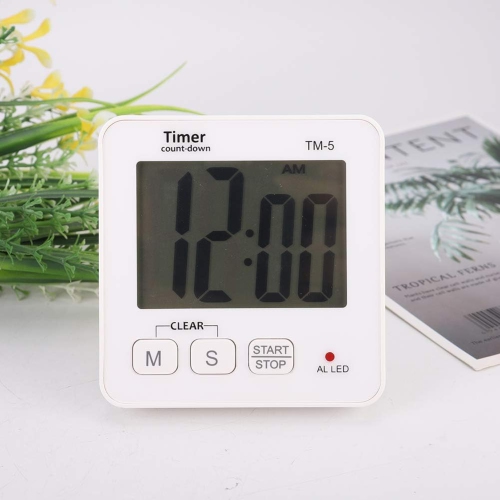 Timer, ABS material, durable, clear reading, high stability. Kitchen timer, convenient and practical digital timer, excellent workmanship