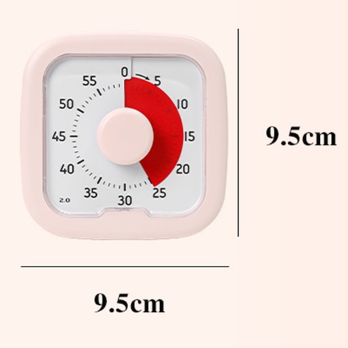 Timer self-discipline artifact learning visual timer time manager alarm clock - pink