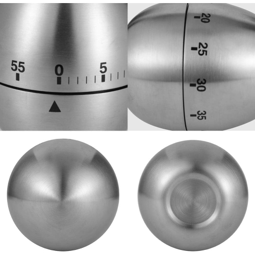 Kitchen timer egg cooker kitchen tools kitchenware mechanical timer stainless steel cooking alarm clock boiled egg gadget