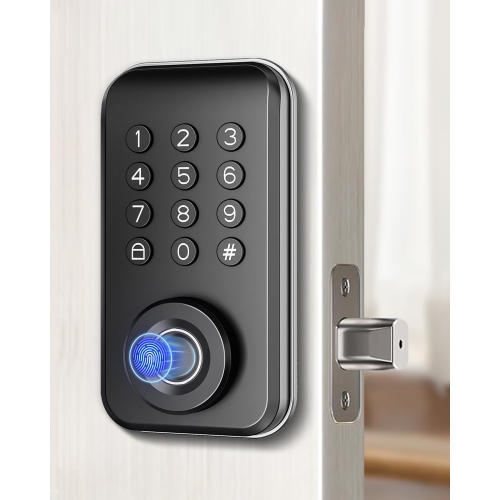 Authentication Password Magnetic Card Fingerprint Smart Lock Mobile Unlock Smart Keyless Entry Door Lock Smart Lock Wi-Fi Bolt with Touch Screen