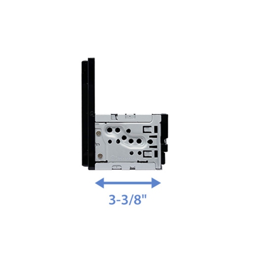 Moniteur DMX50S de KENWOOD avec récepteur Récepteur multimédia numérique de 6,8&nbsp;po