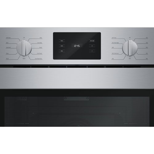 Bosch 30" 4.6 Cu. Ft. True Convection Electric Combination Wall Oven (HBL5455RUC) - Stainless Steel