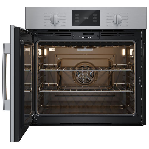 Bosch 30" 4.6 Cu. Ft. True Convection Electric Combination Wall Oven (HBL5455LUC) - Stainless Steel