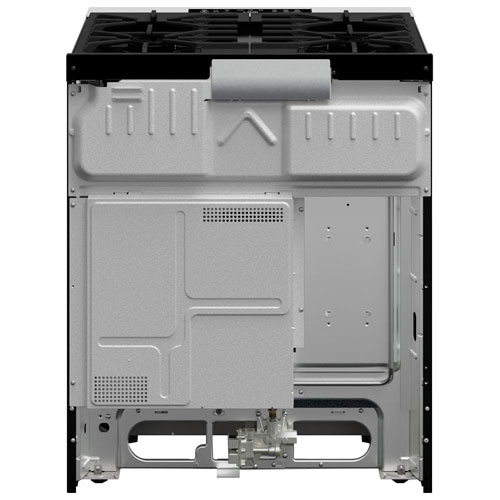 Cuisinière au gaz encastrable 30 po avec 5 brûleurs, friture air four, ventilateur à convection et four de 5 pi³ Maytag - Inox