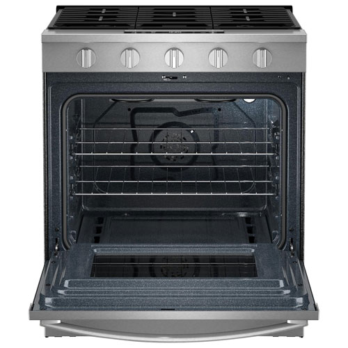 Whirlpool 30" 5.0 Cu. Ft. Fan Convection 5-Burner Slide-In Gas Range - Stainless Steel